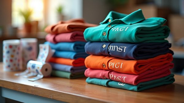 Commandez vos polos de promo personnalisés en grande quantité